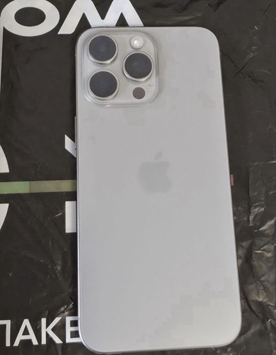 КАТО НОВ 256GB iPhone 15 Pro Max Vivacom Гаранция 2025 NATURAL | Сив