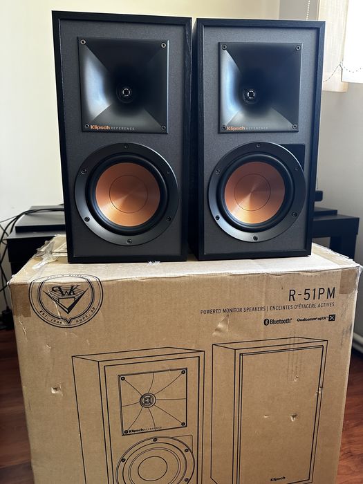 Klipsch R-51PM Boxe active Hi-Fi 120W RMS bluetooth, digital, analog