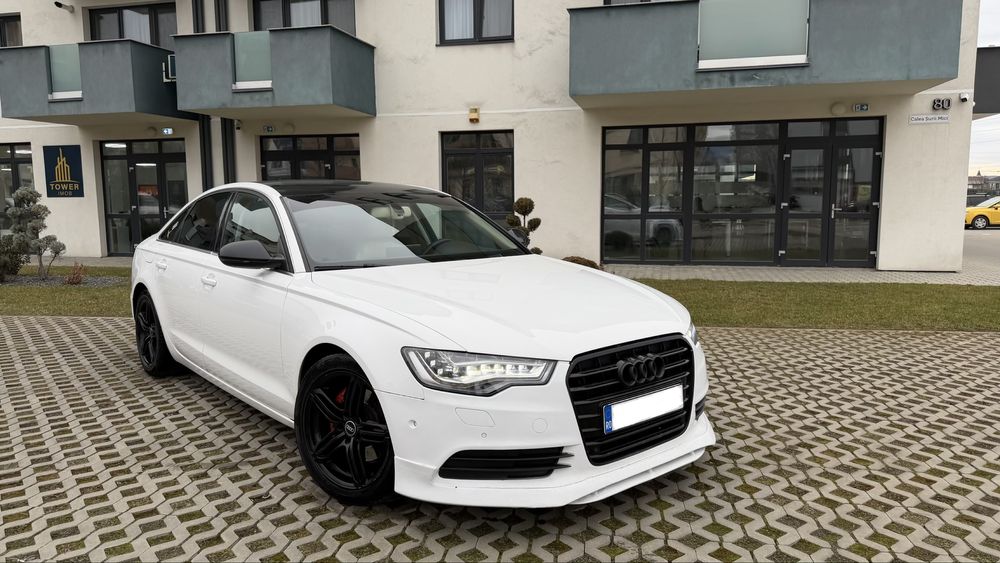 Audi A6 2012 E5 2.0 D 177 CP Automat Matrix Alb Perlat Pachet RS6