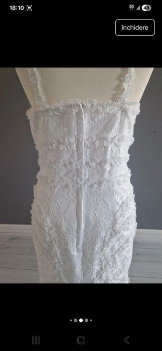 Rochita albă mireasa-cununie