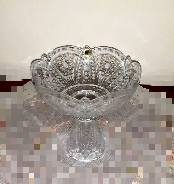 Хрустальная ваза для фруктов