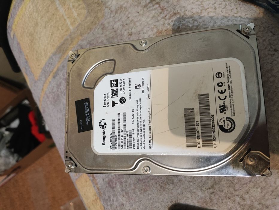 жёсткий диск HDD Seagate barracuda 500gb