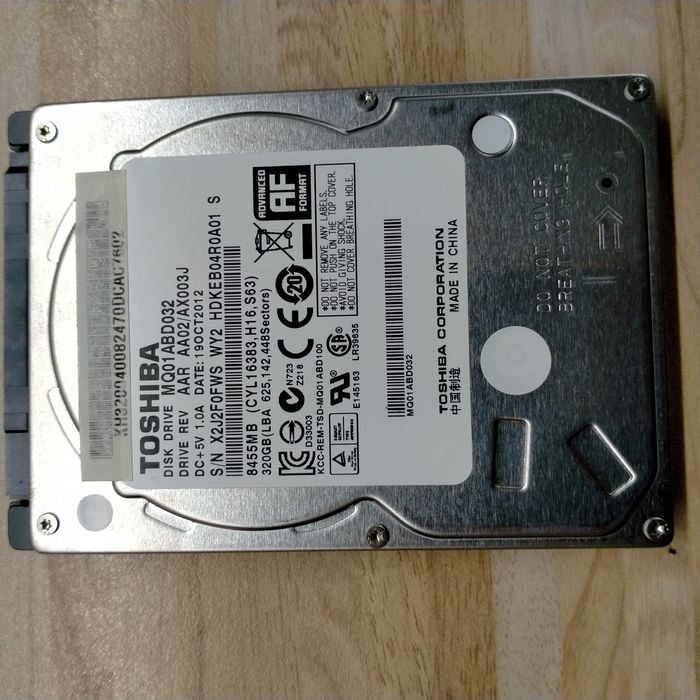 Внешний жесткий диск 320Gb 2.5