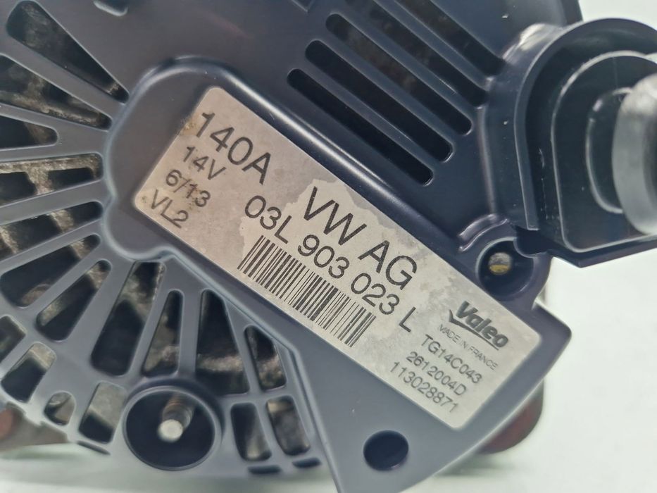 Alternator Volkswagen Tiguan II (AD1, AX1) [2016-2018] 03L903023L 1.6