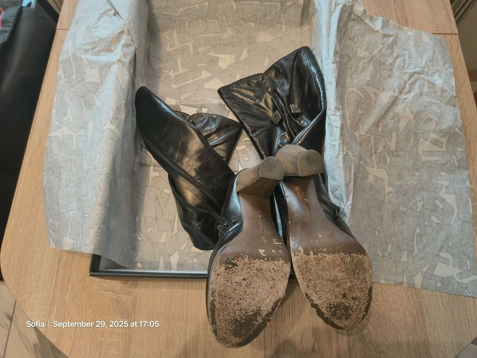 Продавам дамски ботуши естествена кожа Miss Sixty