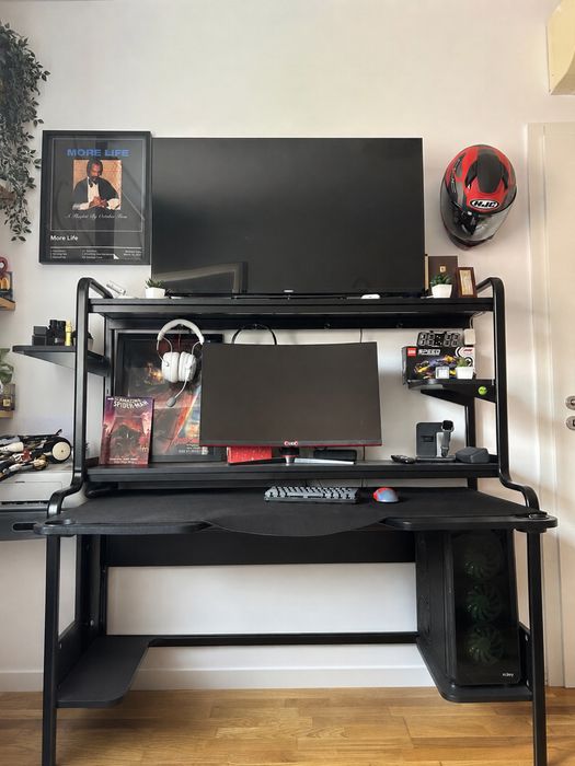 Birou/ Masa gaming neagra ikea