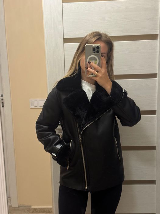 Яке Mango с топла подплата