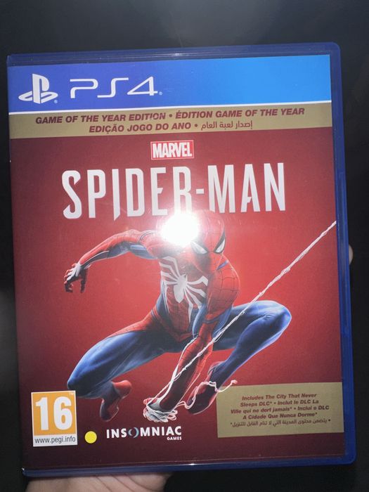 Диск для пс4 пс5 человек паук