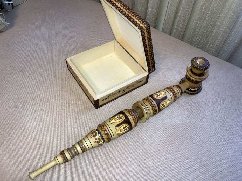 Дървена ретро кутия, ръчно правена. Чисто нова!