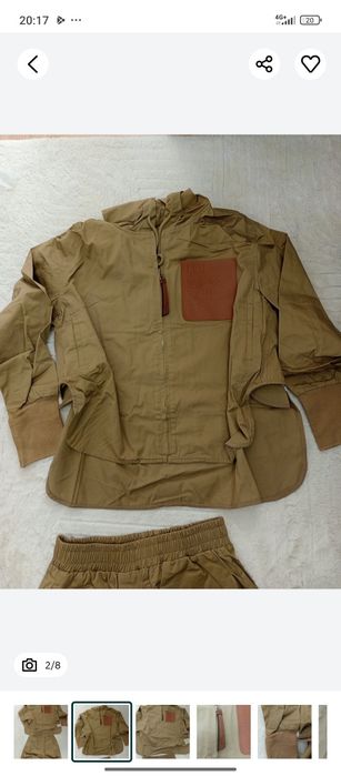 Set pantaloni bluza cu fermoar loewe