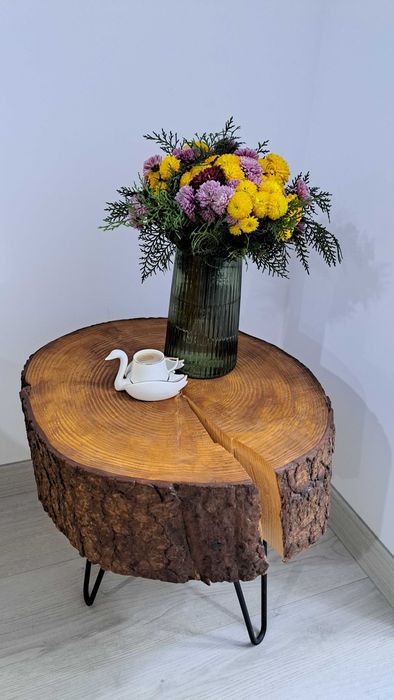 Masuta Cafea din lemn natural