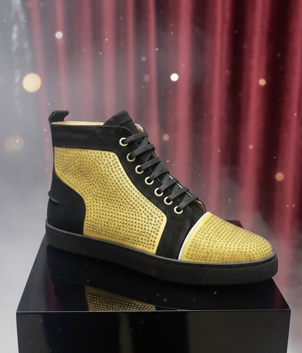 Christian Louboutin Gold & Black