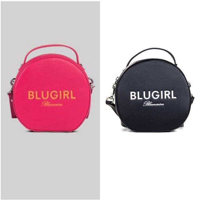 Чанта Blugirl Blumarine черна и циклама