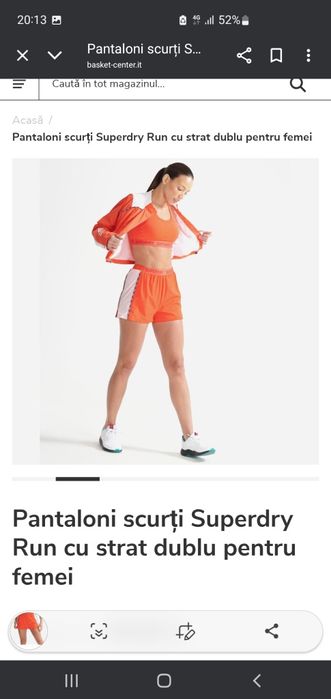 Pantaloni scurți damă SuperDry Run