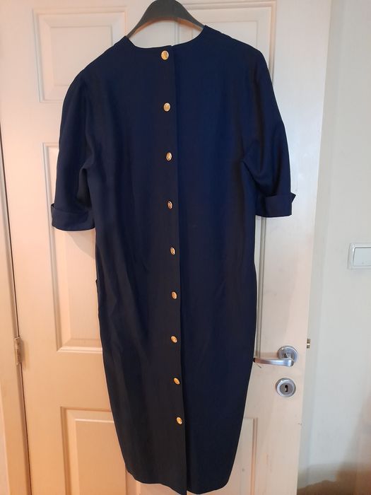 Елегантна рокля на DIENDORF н.42/Л/ в тъмносиньо