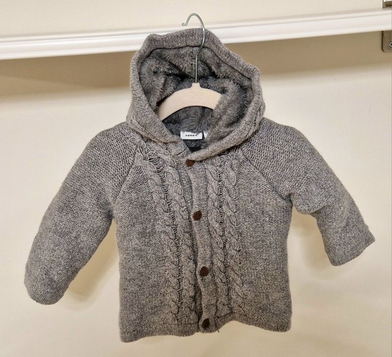 Бебешка жилетка Name it, размер 68 (4-6 месеца)