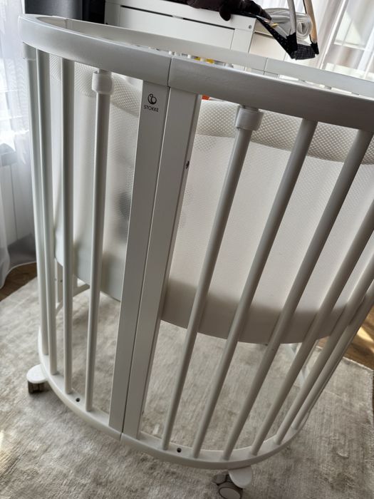 Легло Stokke sleepi mini с матрак, протектор и обиколник