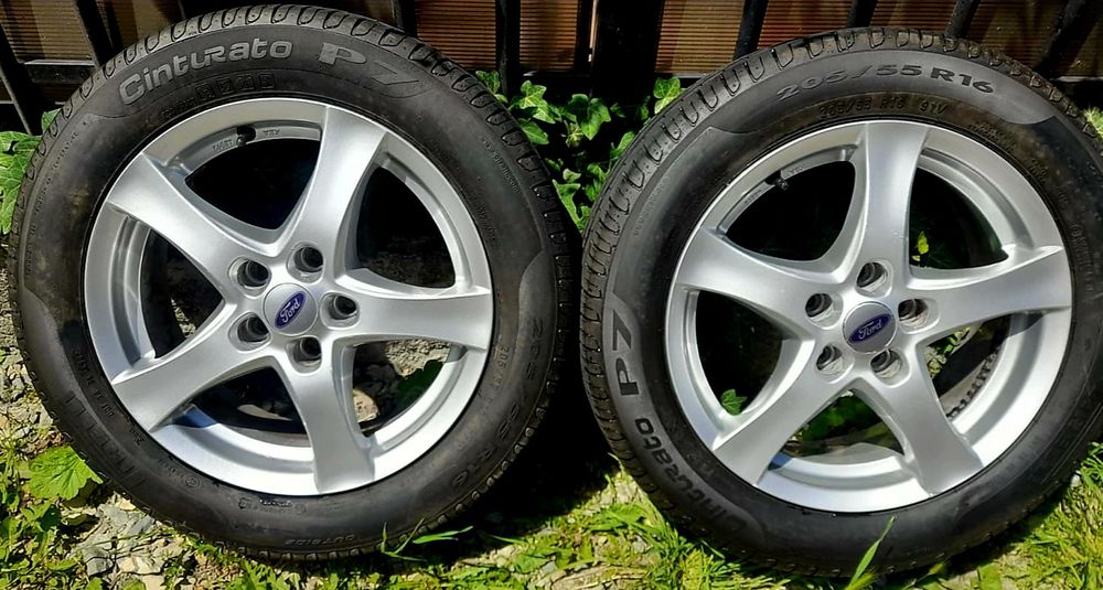Jante ford focus, ford mondeo, ford c-max, cu anvelope 205/55/16