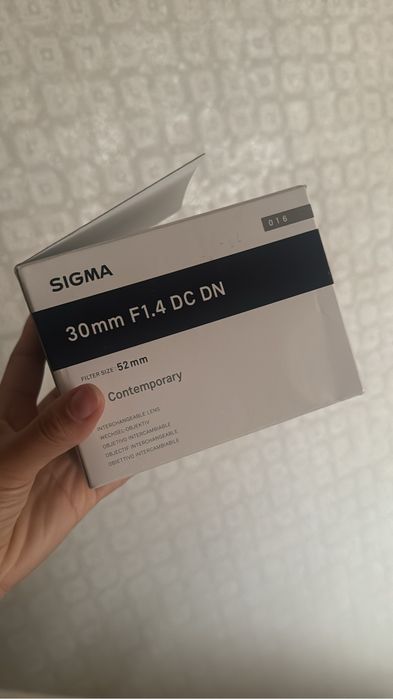 Sigma 30 mm f1.4 обьектив