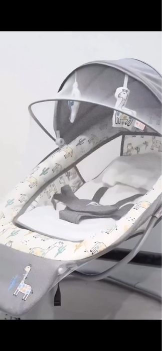 Шезлонг качеля. С рождения до 3х лет.