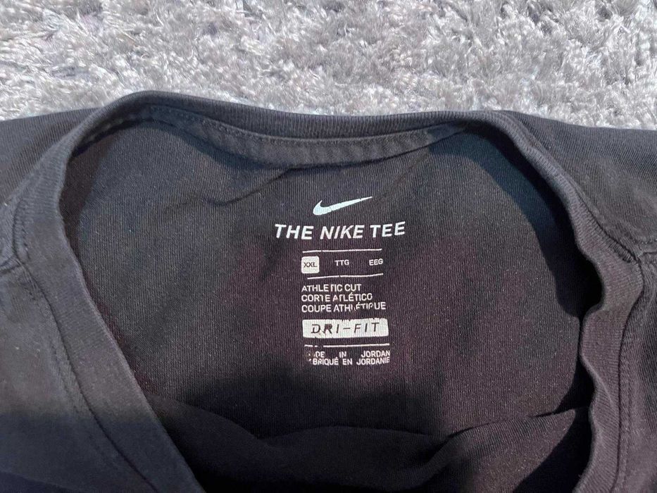Nike "Breaking2" Neon Red Swoosh Tee - Black