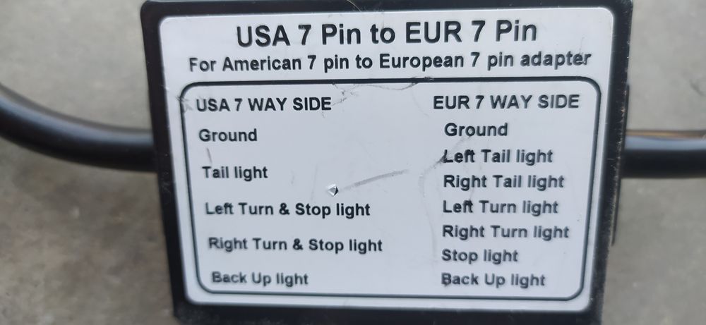 Преходник от американски към европейски стандарт