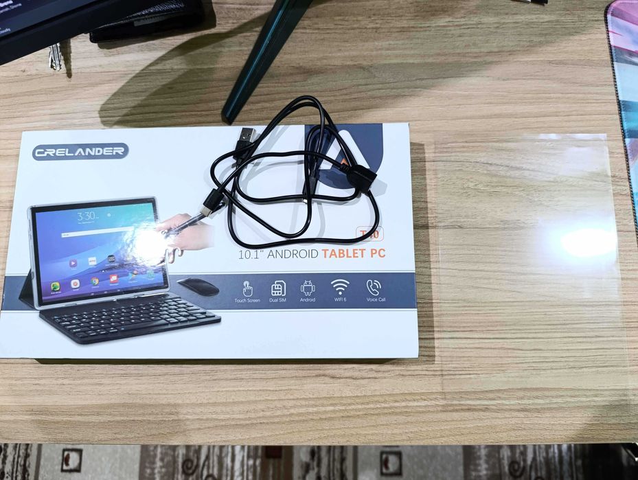 Нов андройд таблет - CRELANDER T40 10.1", Android 13, 12GB/512GB