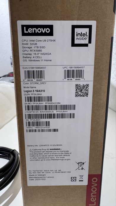 Ноутбук Lenovo Legion 5