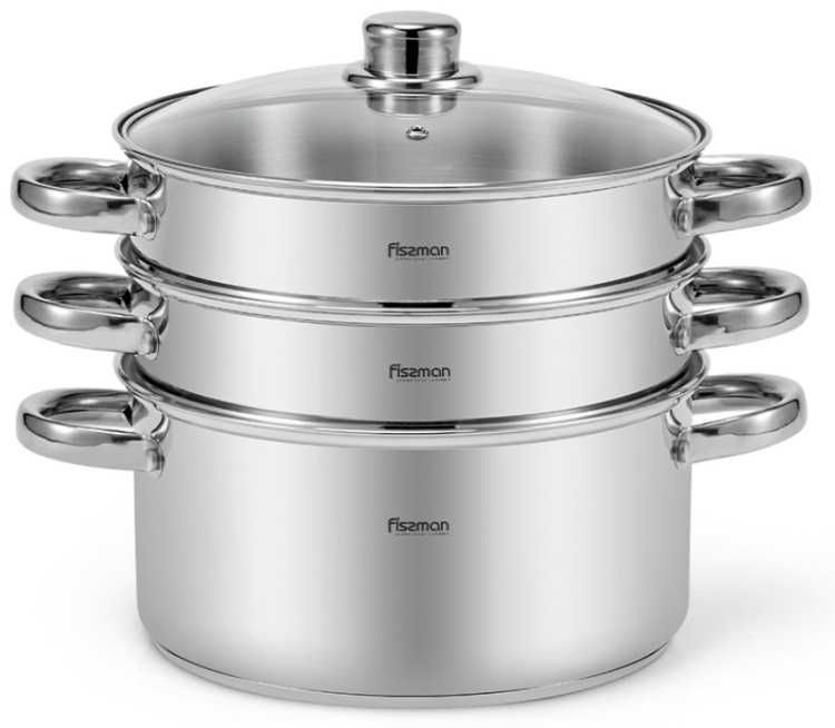 Мантоварка 5 л, Fissman нержавеющая сталь