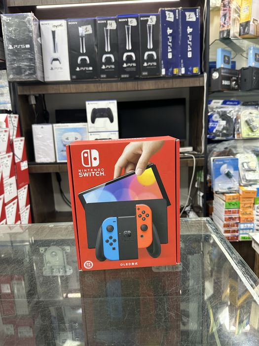 Новый Nintendo switch oled прошитый (256gb)