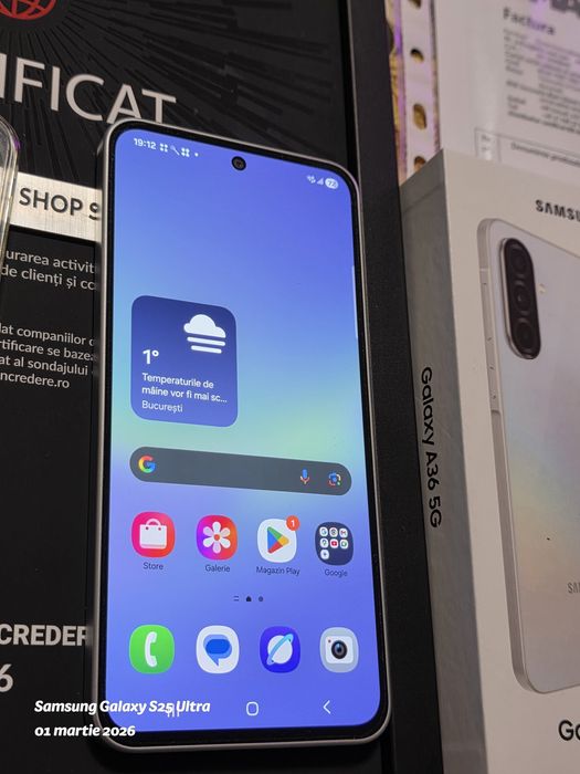 Samsung Galaxy A36 -5G / 256 GB / 8 GB Ram / Garanție