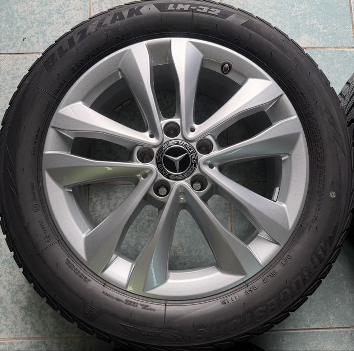 Jante aliaj R17 originale Mercedes C-Class W205 S205 C205 A205  225/50/17 M+S