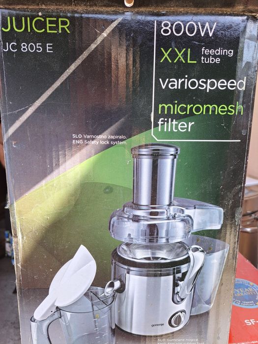 Vand storcator fructe legume nou Gorenje 800 W