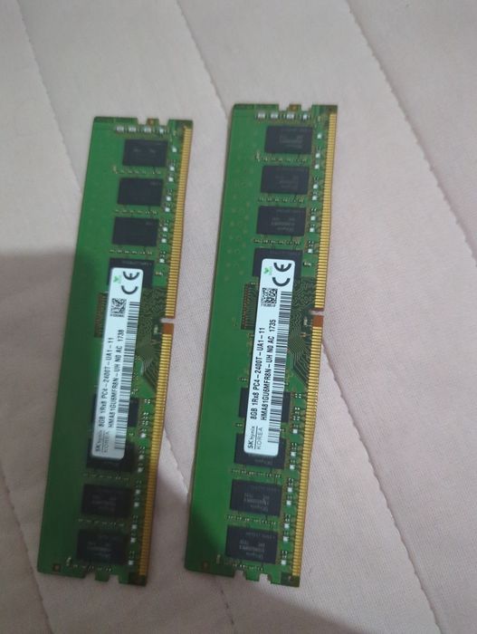 Продам 16gb ddr4 8x2 2400mhz
