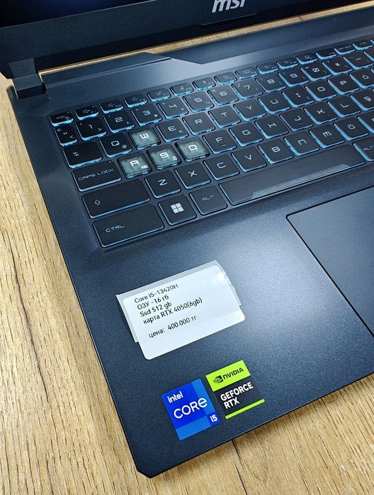 Игровой Ноутбук MSi | RTX 4050 | Core i5