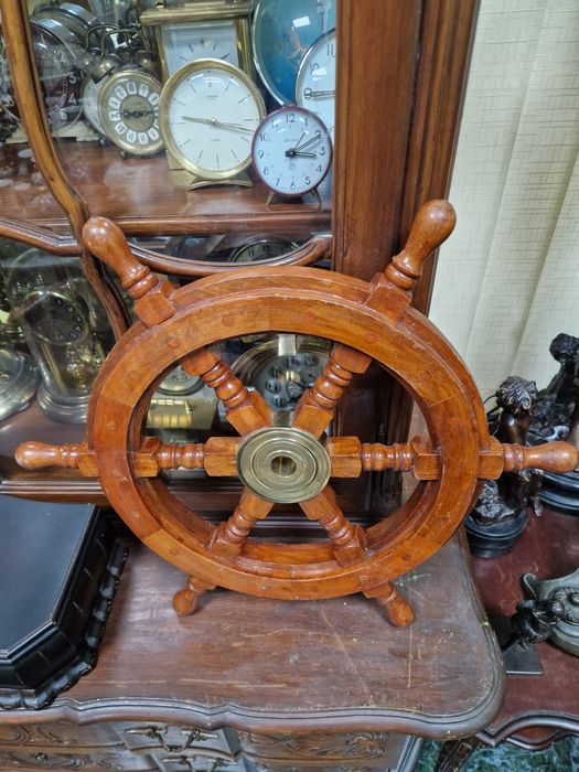 Чудесен антикварен английски дървен рул