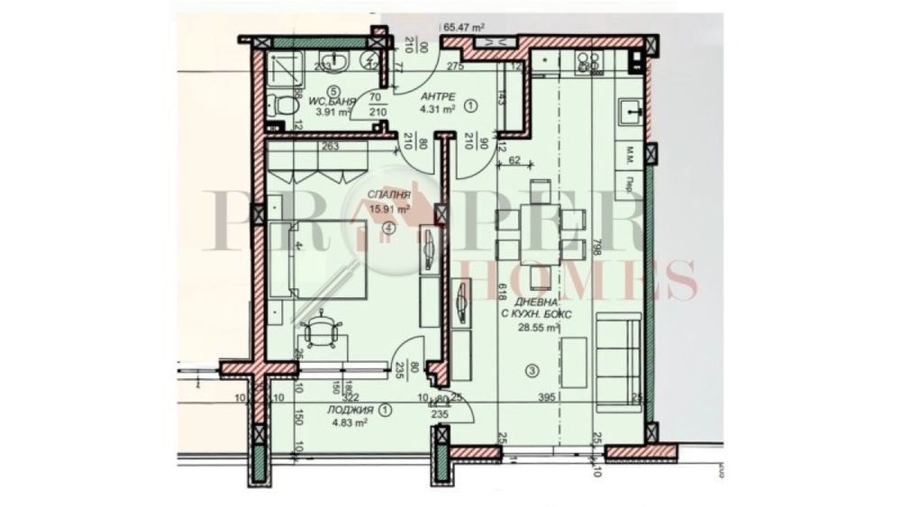 Продажба 2-стаен гр. Велико Търново - Картала 70m²