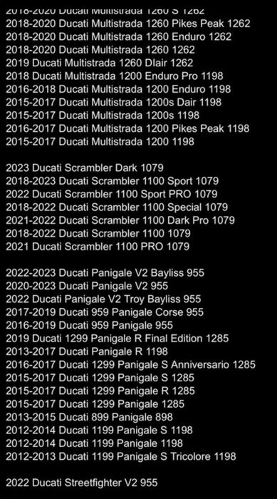 Filtru aer ducati merge la mai multe modele