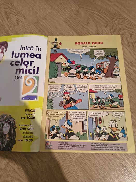 Revista benzi desenate Mickey Mouse editura egmont nr 14 2003