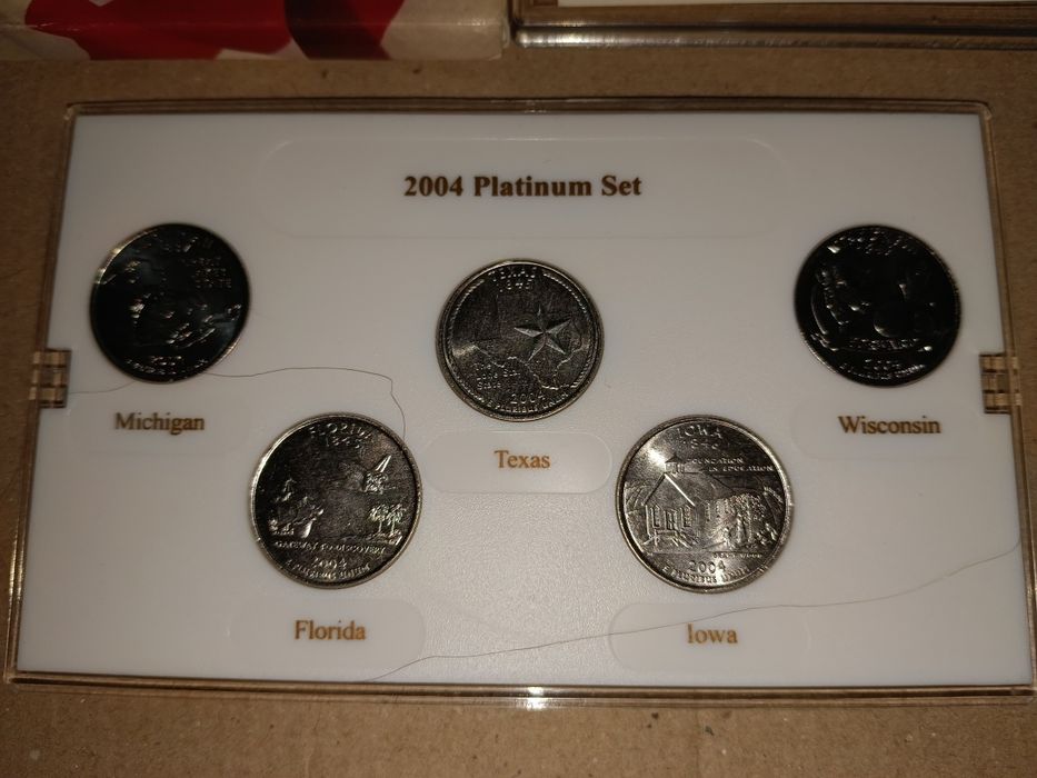 Набор монет США.