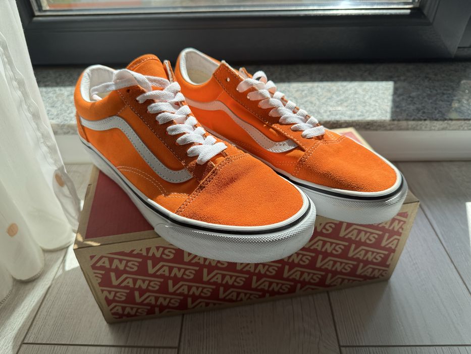 Adidasi VANS OLD SKOOL Portocalii