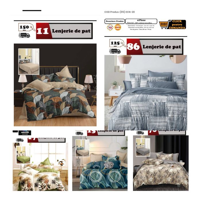 Lenjerii de Pat Finet