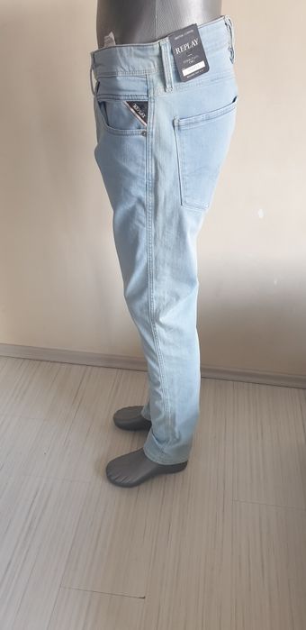 Replay Milano Anbass Slim Stretch  36/34 и 32/32 2бр НОВО ОРИГИНАЛ Мъж