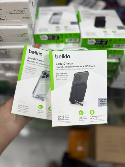 Belkin BoostCharge 5K Мощный и удобный Power Bank с MagSafe!