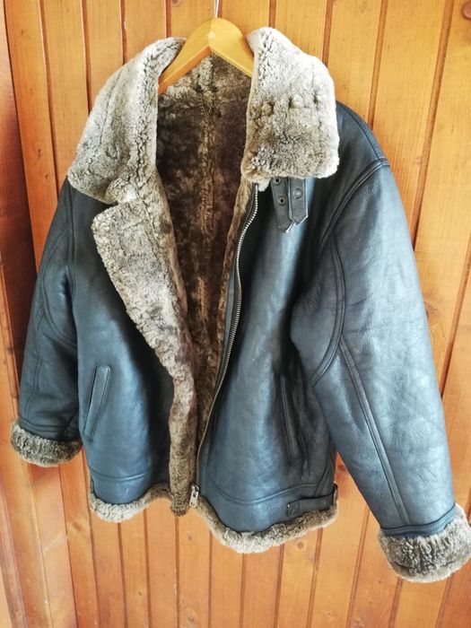 Geaca piele și blana Aviator Baxter M-L bărbați