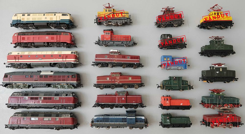 Locomotive trenulet electric H0, Piko, Roco, Trix