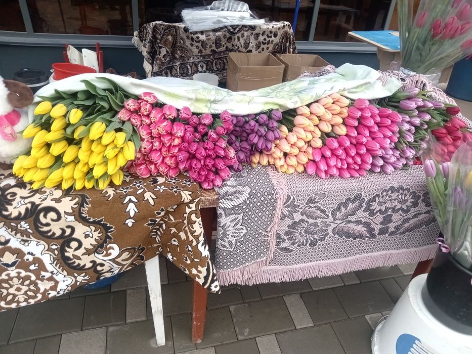 Тюльпаны на 8 марта доставка