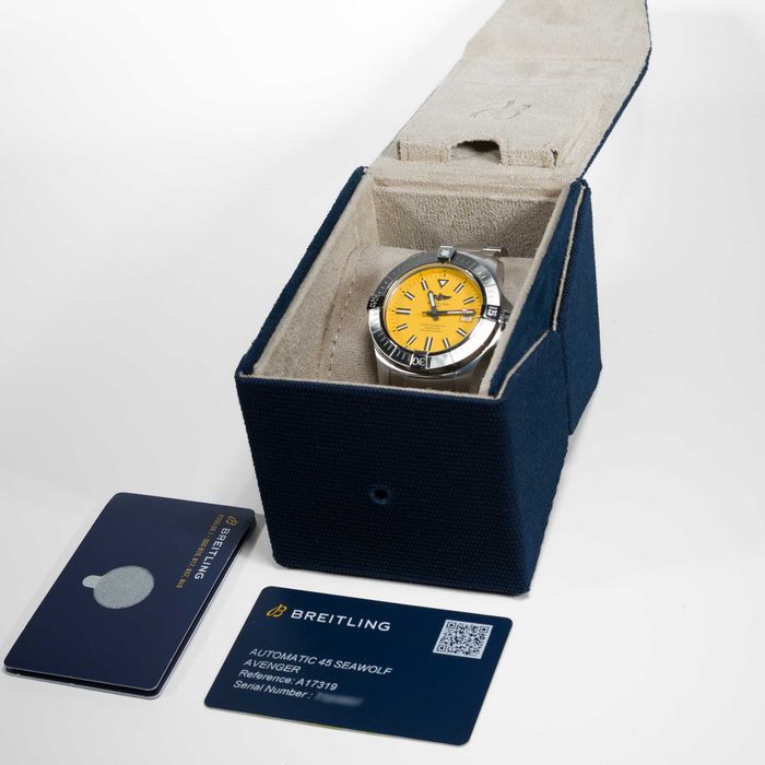Breitling Avenger II Seawolf A17319101I1A1 Yellow Dial