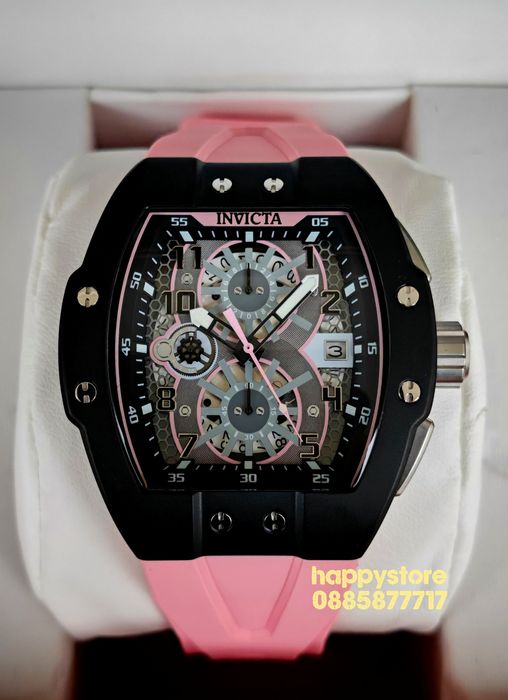 INVICTA Racing Strada Pink 47 mm, Инвикта нов ръчен часовник