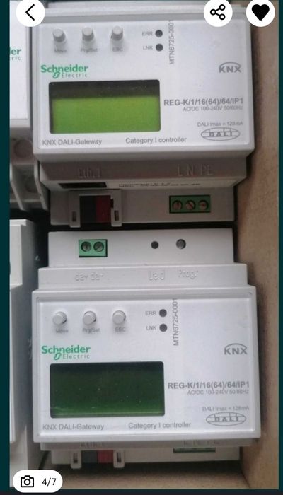 Schneider module-componente sistem KNX DALI-Gateway